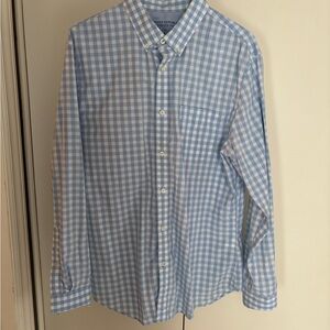 Banana Republic Light Blue Checkered Men's Shirt